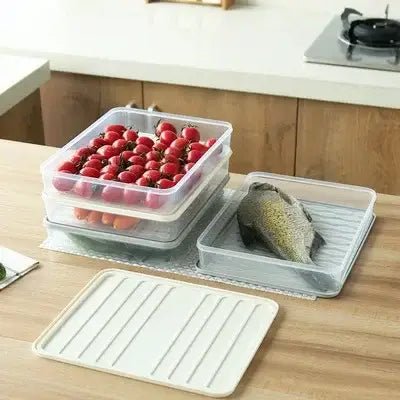 Boîte de Rangement - FoodSaverBox™ - Carré blanc - Casseto
