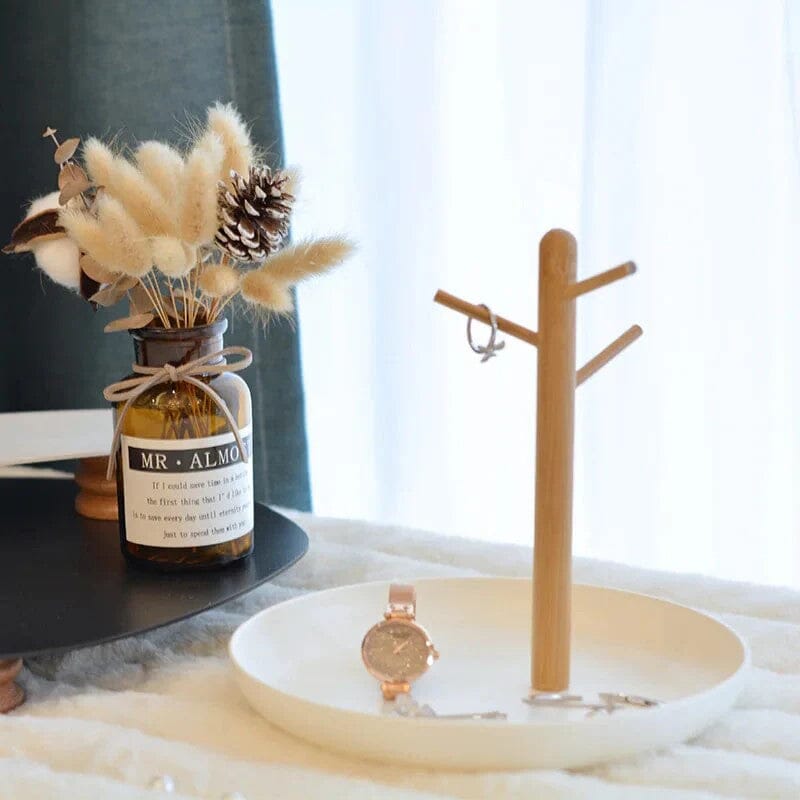 Rangement Clé - BranchRoundTray™ - Blanc - Casseto