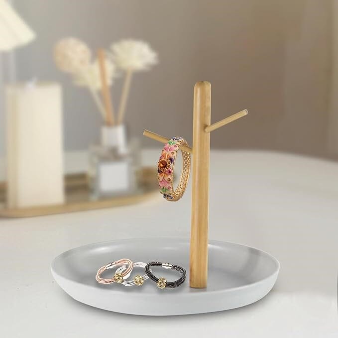 Rangement Clé - BranchRoundTray™ - Gris - Casseto