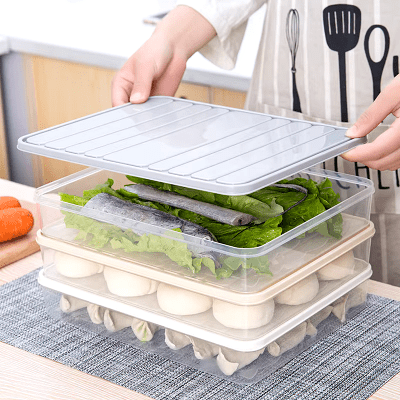 Boîte de Rangement - FoodSaverBox™ - Carré gris - Casseto