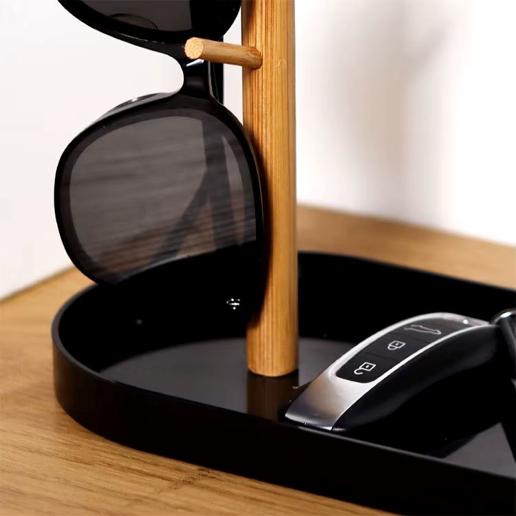 Rangement Clé - BranchOvalTray™ - Noir - Casseto