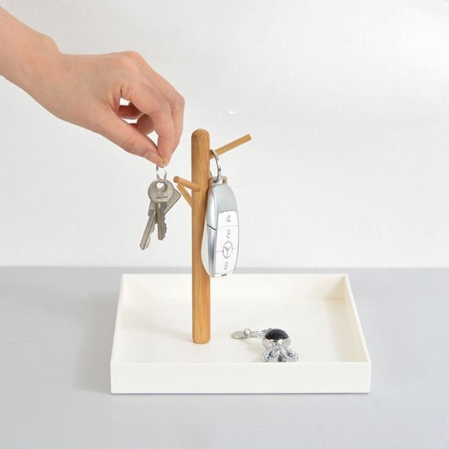 Rangement Clé - BranchRectaTray™ - Blanc - Casseto