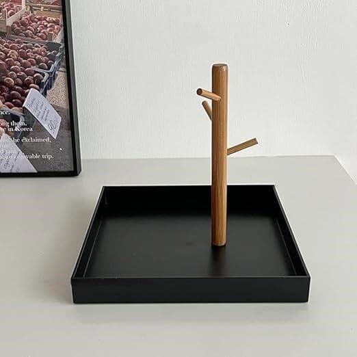 Rangement Clé - BranchRectaTray™ - Noir - Casseto