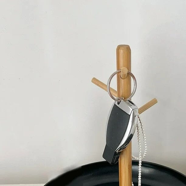Rangement Clé - BranchRoundTray™ - Noir - Casseto