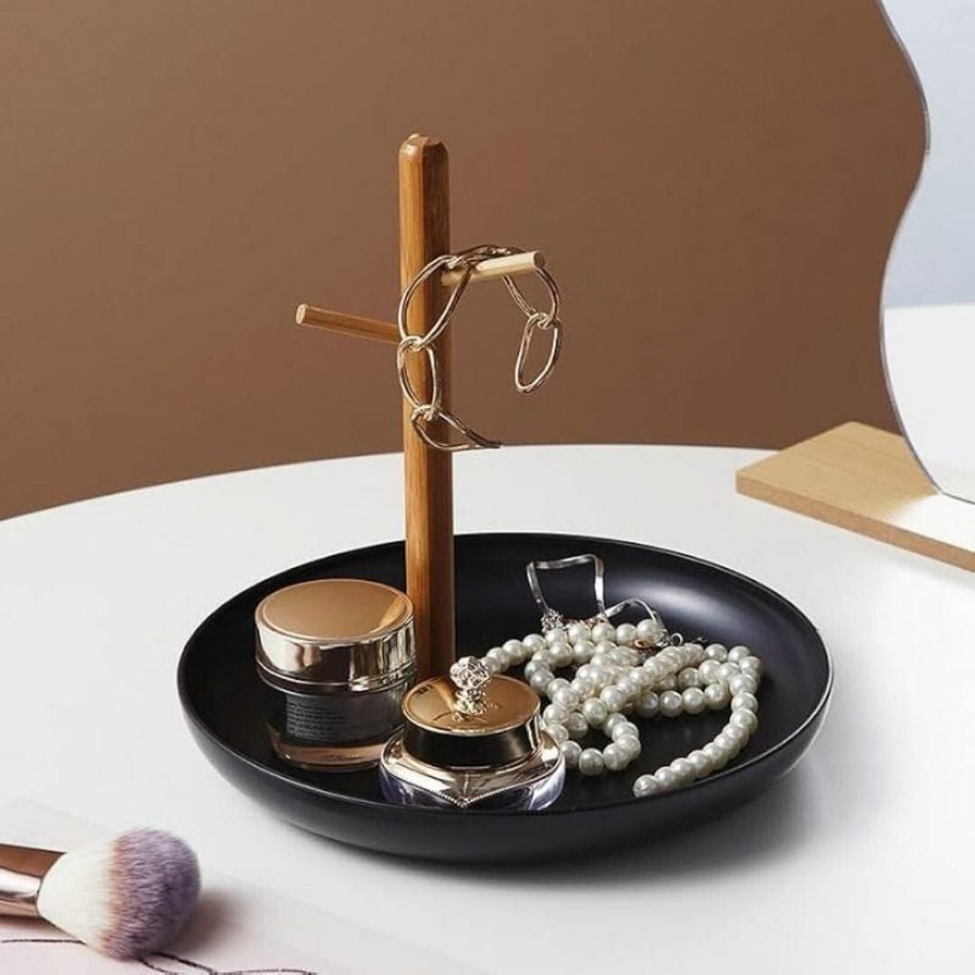 Rangement Clé - BranchRoundTray™ - Noir - Casseto